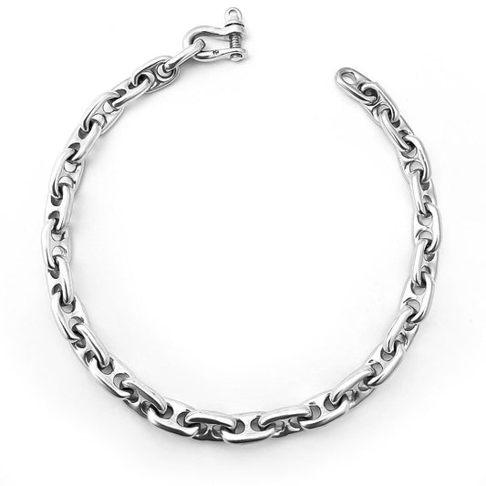 Anchor Chain Bracelet - Sterling Silver